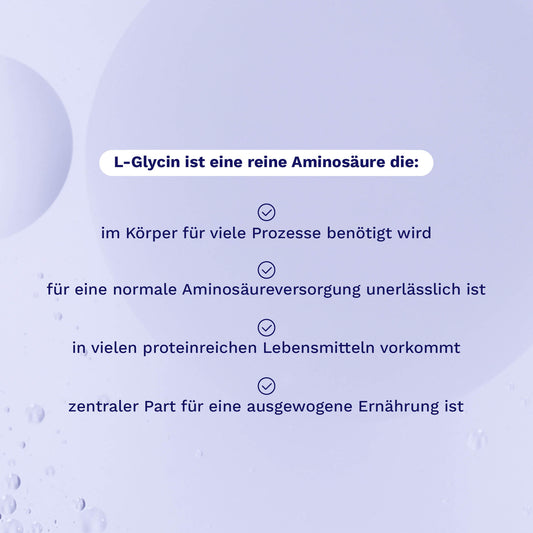 L-Glycin für die Nacht