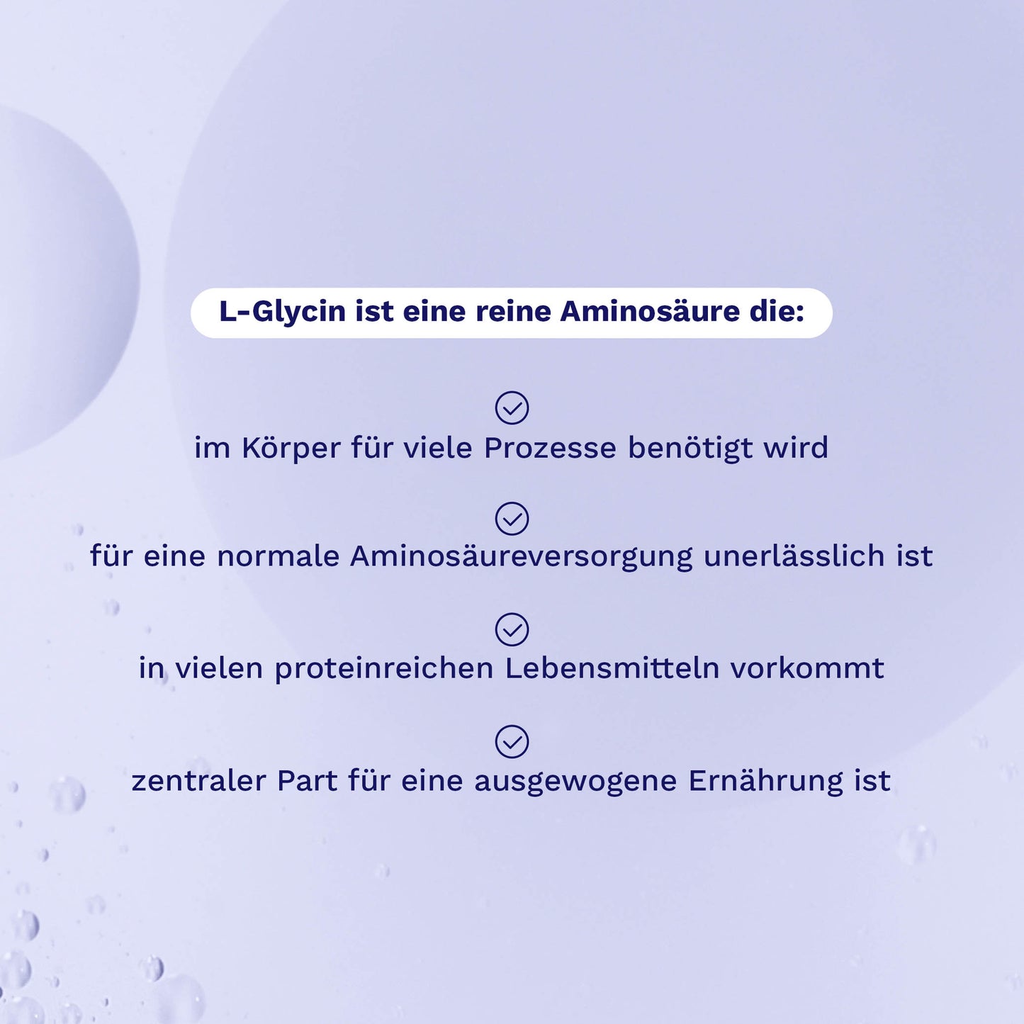 L-Glycin für die Nacht
